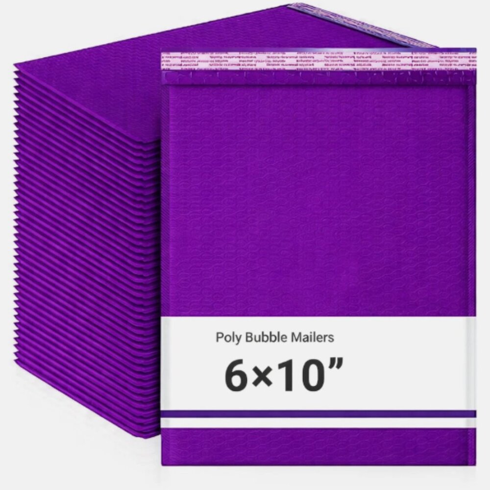 Poly Bubble Mailers Padded 25 Envelopes 6X10